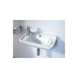 Duravit D19016 Starck 3   19 1/2 Handrinse Basin with Overflow with 
