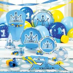 Lil Prince 1st Birthday Classic Party Pack for 8 Toys 