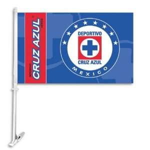  Cruz Azul Car Flag with Wall Bracket (Set of 2) Sports 