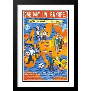  One Day in Europe 32x45 Framed and Double Matted Movie 