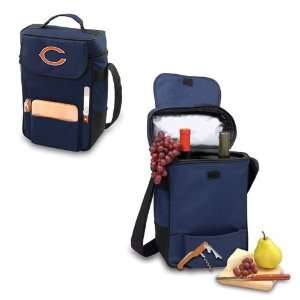  Chicago Bears Duet Style Wine and Cheese Tote (Navy 