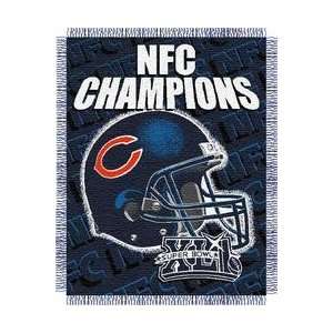 NFC Champions Chicago Bears Triple Woven Jacquard NFL 