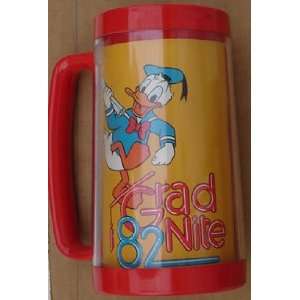   Thermo Drinking Mug With Mickey Mouse & Donald Duck 