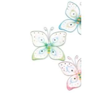  Wallpaper York RoomMates 09 Butterfly Kisses Wall Charms 