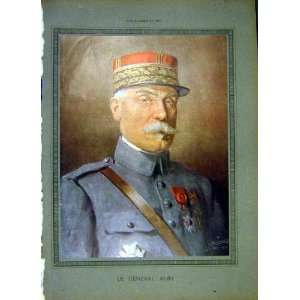  Portrit Alby General Military French Print 1919