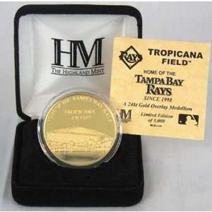    BSS   Tropicana Field 24KT Gold Commemorative Coin 