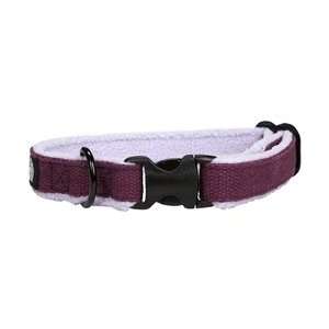  Planet Dog Cozy Hemp Adjustable Collar   Purple Medium (12 