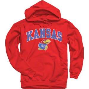  Kansas Jayhawks Youth Red Perennial II Hooded Sweatshirt 