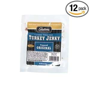 Shelton Poultry Turkey Jerky, Original, 0.50 Ounce (Pack of 12 