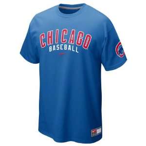   Chicago Cubs Royal Nike 2012 Away Practice T Shirt