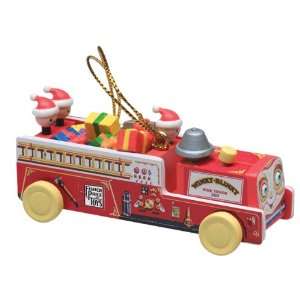  Fisher Price Christmas Ornament Winky Blinky Fire Truck 
