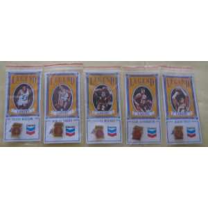  Lakers Chevron Legend Pins Set Of 5 Player Set Toys 