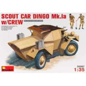  Miniart   1/35 Dingo MK.Ia Scout Car w/Crew (Plastic Model 
