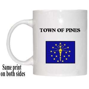  US State Flag   TOWN OF PINES, Indiana (IN) Mug 