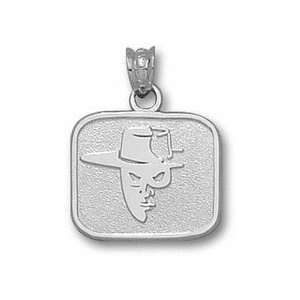  Texas Tech Red Raiders 1/2 Square Masked Rider Pendant 