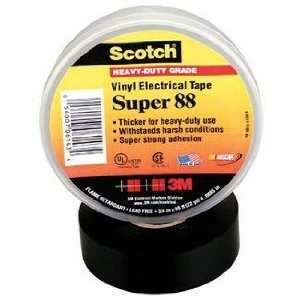  3M 88SUPER Scotch Super 88 Vinyl Electrical Tape, Black 