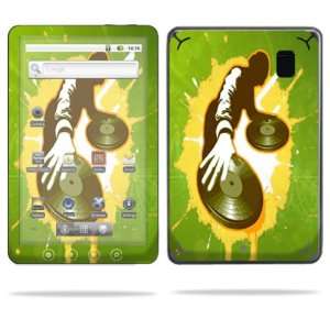   Skin Decal Cover for Coby Kyros MID7012 Tablet Sonic DJ Electronics