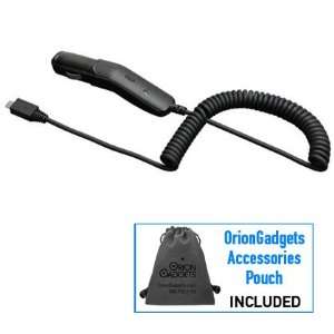 microUSB Car Charger for LG Versa VX9600 (Includes OrionGadgets 