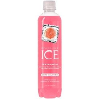 Sparkling ICE Spring Water, Pink Grapefruit, 17 Ounce Bottles (Pack of 