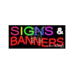  Signs and Banners Neon Sign 13 inch tall x 32 inch wide x 