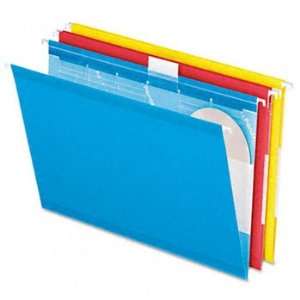   Reinforced Hanging File Folders, Legal, Assorted, 20/Box   ESS42702