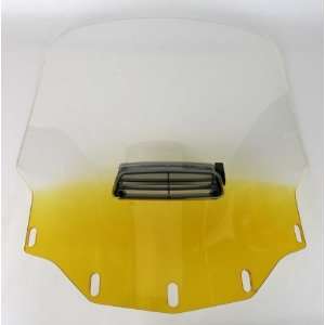 Memphis Shades Gold Wing Windshield   Tall Vented   Gradient Yellow 