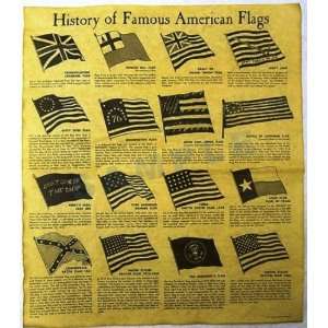  History of American Flags Historical Document (Channel 