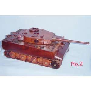  wooden model german tiger tank 