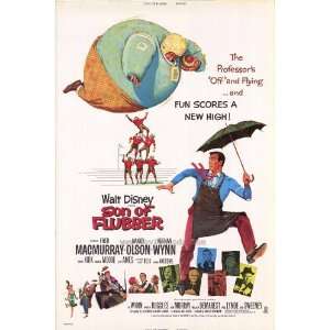  1970 Son of Flubber 27 x 40 inches Style A Movie Poster 