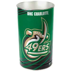  NCAA North Carolina Charlotte 49ers Wastebasket Sports 
