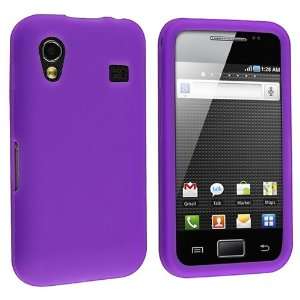 Silicone Skin Case for Samsung Galaxy Ace S5830, Purple 