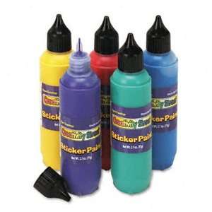  Chenille Sticker Making Paint Set, 5 Assorted Colors, 2.7 