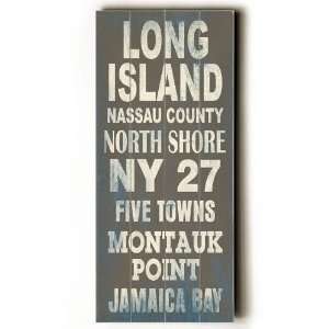 Long Island Transit Sign Wall Plaque 