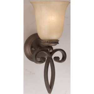  Corsica Collection Bronze Finish Wall Sconce By Triarch 