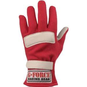  G Force 4101LRGRD G5 Red Large Junior Racing Gloves 