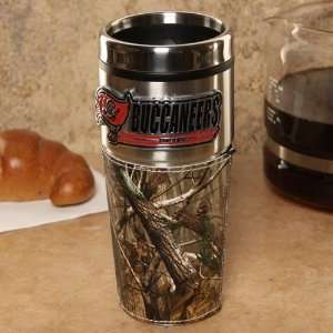  Tampa Bay Buccaneers Camo Stainless Steel 16oz. Travel 