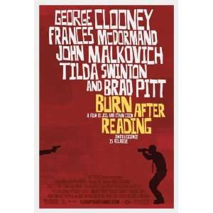  Burn AftEr ReaDing DoubLe Sided OriGinaL MoviE PosTer 