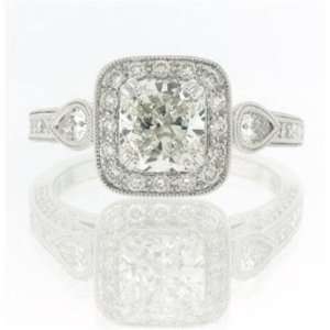    2.26ct Cushion Cut Diamond Engagement Anniversary Ring Jewelry