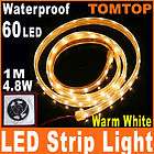 Warm White 1M 60 LED 3528 SMD Strip Light Waterproof  