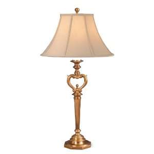  Lighting Enterprises T 6852/1406 Antique Solid Brass Table Lamp 