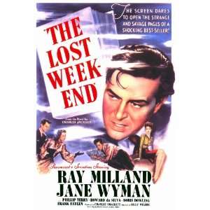  The Lost Weekend (1945) 27 x 40 Movie Poster Style A