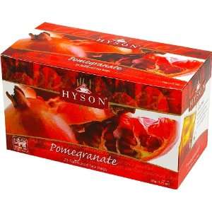 POMEGRANATE (Black Tea) HYSON, 25 Teabags in Cardboard Carton 37 