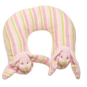   Maison Chic   Cuddly Knit Travel Pillow   Bunny Toys & Games