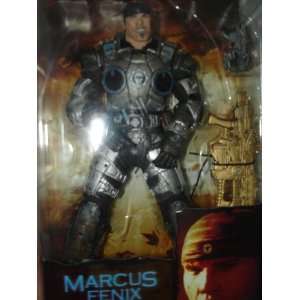  Neca Gears of War Marcus Fenix with Gold Lancer Toys 