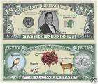 usa banknote nm 123 mississippi state note unc million dollar