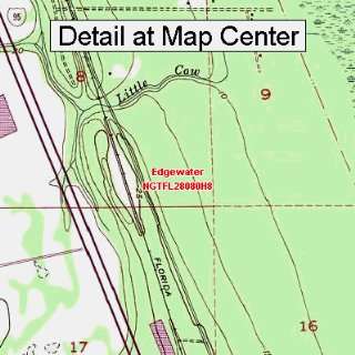   Map   Edgewater, Florida (Folded/Waterproof)