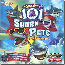 AQUA PETS 101 SHARK PETS * PC / MAC KIDS GAME * NEW  