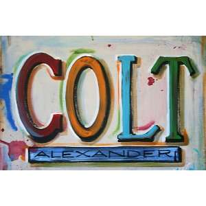  Colt Hand Painted Canvas