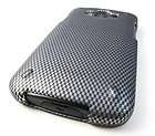 CARBON FIBER LOOK Hard Case Cover Samsung Rugby Smart i847 Phone 