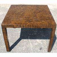 Faux Painted Parsons Wood End Coffee Tables PRICE REDUCED  